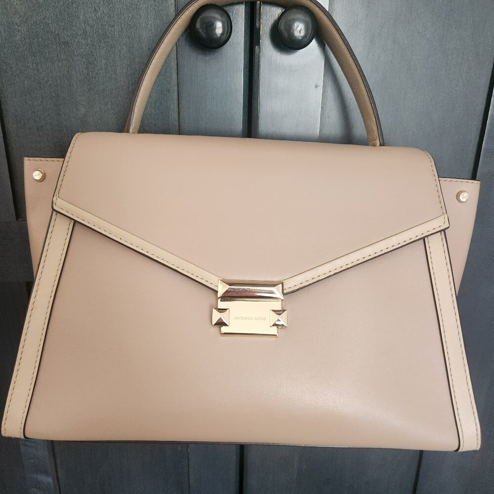 Michael Kors Tan Top Handle bag with Cross Body Strap